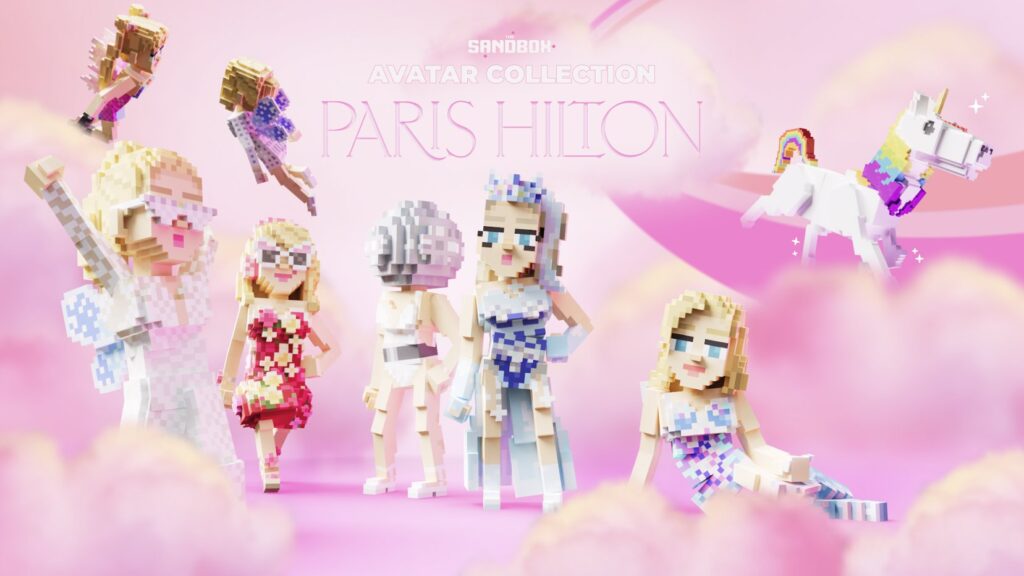 The Sandbox Paris Hilton NFT avatars